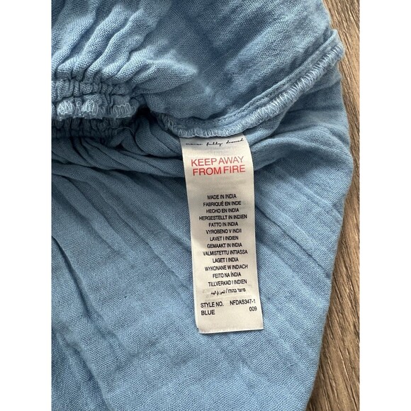 NWT Never Fully Dressed Smocked Blue Bodycon Dress Sz 6 Coastal Beach Vacation - Picture 10 of 11